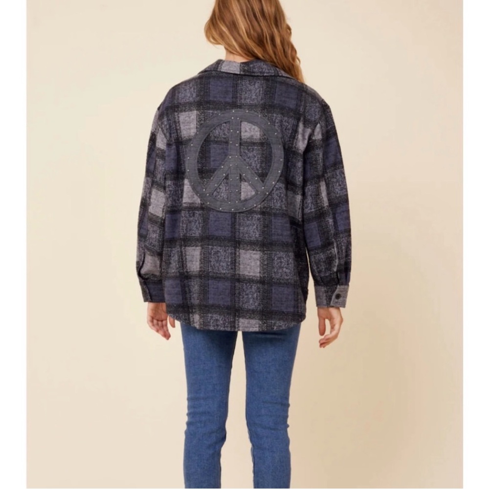 Vintage Havana Peace Shacket
